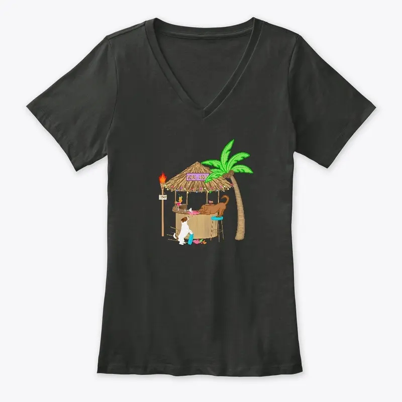 The Tiki Hut Puppies Tropical Drinks